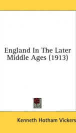 england in the later middle ages_cover