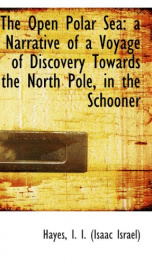 the open polar sea a narrative of a voyage of discovery towards the north pole_cover