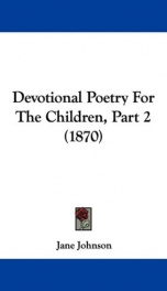 devotional poetry for the children_cover