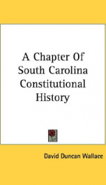 a chapter of south carolina constitutional history_cover