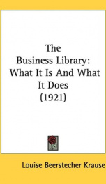 the business library what it is and what it does_cover