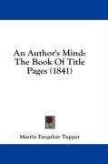 An Author's Mind : The Book of Title-pages_cover