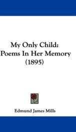 my only child poems in her memory_cover