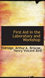 first aid in the laboratory and workshop_cover