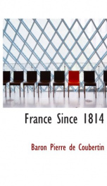 france since 1814_cover