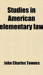 studies in american elementary law_cover