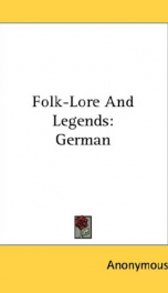 Folk-lore and Legends: German_cover