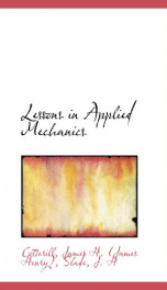 lessons in applied mechanics_cover
