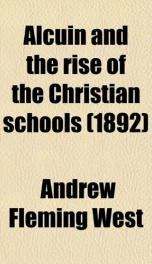 alcuin and the rise of the christian schools_cover