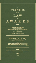 a treatise on the law of awards_cover