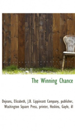 the winning chance_cover