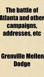 the battle of atlanta and other campaigns addresses etc_cover