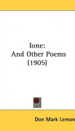 ione and other poems_cover