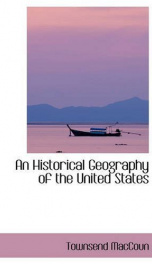 an historical geography of the united states_cover
