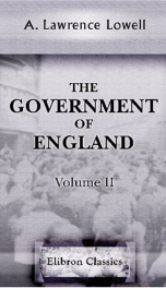 the government of england volume 2_cover
