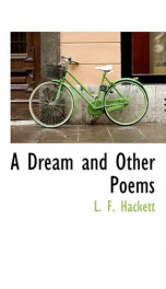 a dream and other poems_cover