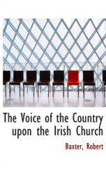 the voice of the country upon the irish church_cover