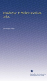 introduction to mathematical statistics_cover