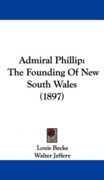 admiral phillip the founding of new south wales_cover