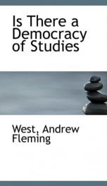 is there a democracy of studies_cover