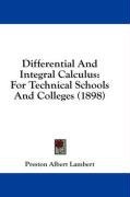differential and integral calculus for technical schools and colleges_cover