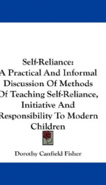 self reliance a practical and informal discussion of methods of teaching self_cover