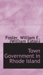 town government in rhode island_cover