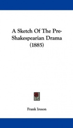 a sketch of the pre shakespearian drama_cover