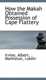 how the makah obtained possession of cape flattery_cover