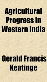 agricultural progress in western india_cover