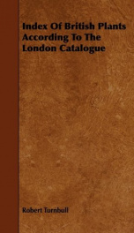 index of british plants according to the london catalogue_cover