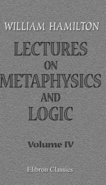 lectures on metaphysics and logic volume 4_cover