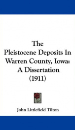 the pleistocene deposits in warren county iowa_cover