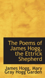 the poems of james hogg the ettrick shepherd_cover