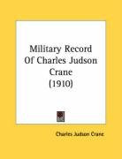 military record of charles judson crane_cover