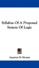 syllabus of a proposed system of logic_cover