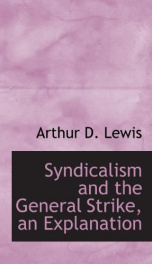 syndicalism and the general strike an explanation_cover