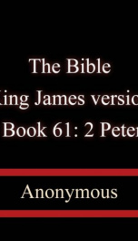 The Bible, King James version, Book 61: 2 Peter_cover