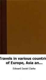 travels in various countries of europe asia and africa volume 6_cover
