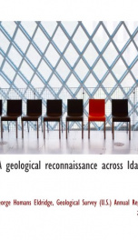 a geological reconnaissance across idaho_cover