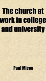 the church at work in college and university_cover