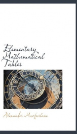 elementary mathematical tables_cover