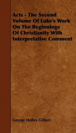 acts the second volume of lukes work on the beginnings of christianity_cover