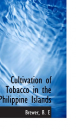 cultivation of tobacco in the philippine islands_cover
