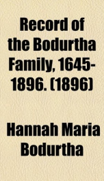 record of the bodurtha family 1645 1896_cover