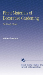 plant materials of decorative gardening the woody plants_cover