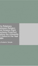 The Relations Between Religion and Science_cover