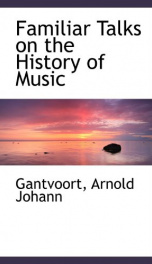 familiar talks on the history of music_cover