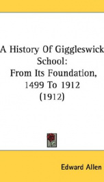 A History of Giggleswick School_cover