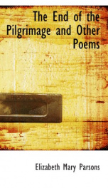 the end of the pilgrimage and other poems_cover